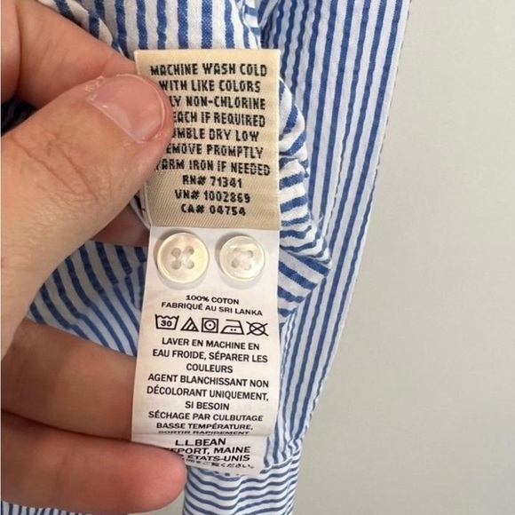 Blue Striped Men's Shirt - Picture 5 of 8